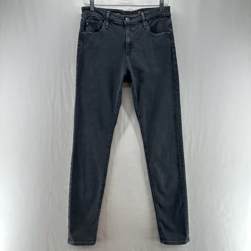 AG Adriano Goldschmied Jeans Womens 28 Farrah Ankle High Rise Skinny Black